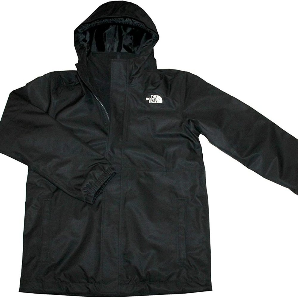 🆕 The North Face Youth Dakota Fleece Triclima Midweight Jkt, SM (7/8),TNF Black